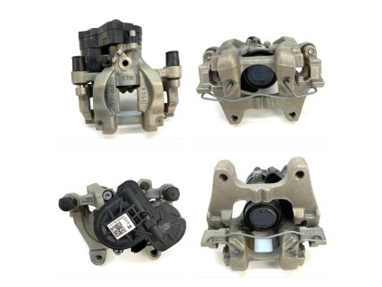 58055 1 3q0615424b rear disc brake cable with servo motor right