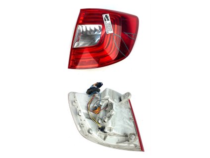 60083 3t9945096a right rear led light skoda superb ii