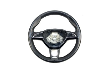 59060 1 3v0419091m leather multifunction steering wheel with tiptronic skoda superb iii