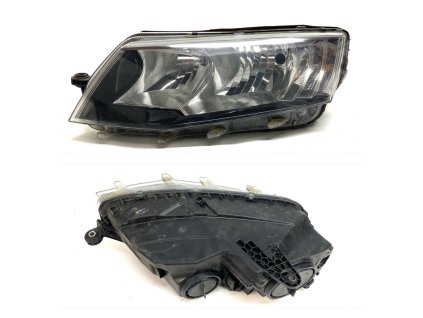 65882 5e1941015 left halogen headlight skoda octavia iii