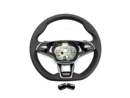5E3419093AR Multifunction heated Tiptronic steering wheel RS with perforations (SPORT LINE TICKETS)
