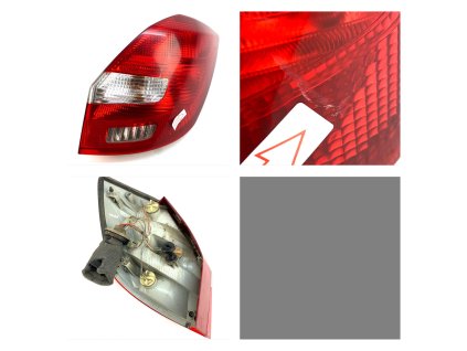 58940 5j6945096 5j6945112 right rear light skoda fabia ii