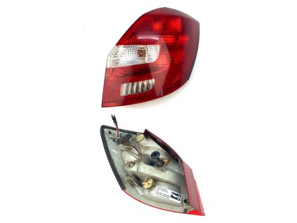 60080 5j6945096 5j6945112 right rear light skoda fabia ii