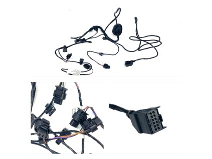 61445 5j7971065a rear cablefor pdc roomster wiring