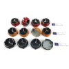 A0004000900 MERCEDES-BENZ wheel centre set 4pcs (Colour ORANGE 2232)