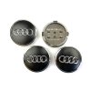 Audi wheel centre kit 4pcs 8W0601170 / 8W0601170A / 8W0601170B (Colour Grey gloss JG3)
