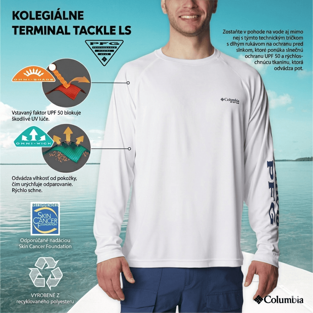 Pánske technické tričko Columbia Terminal Tackle