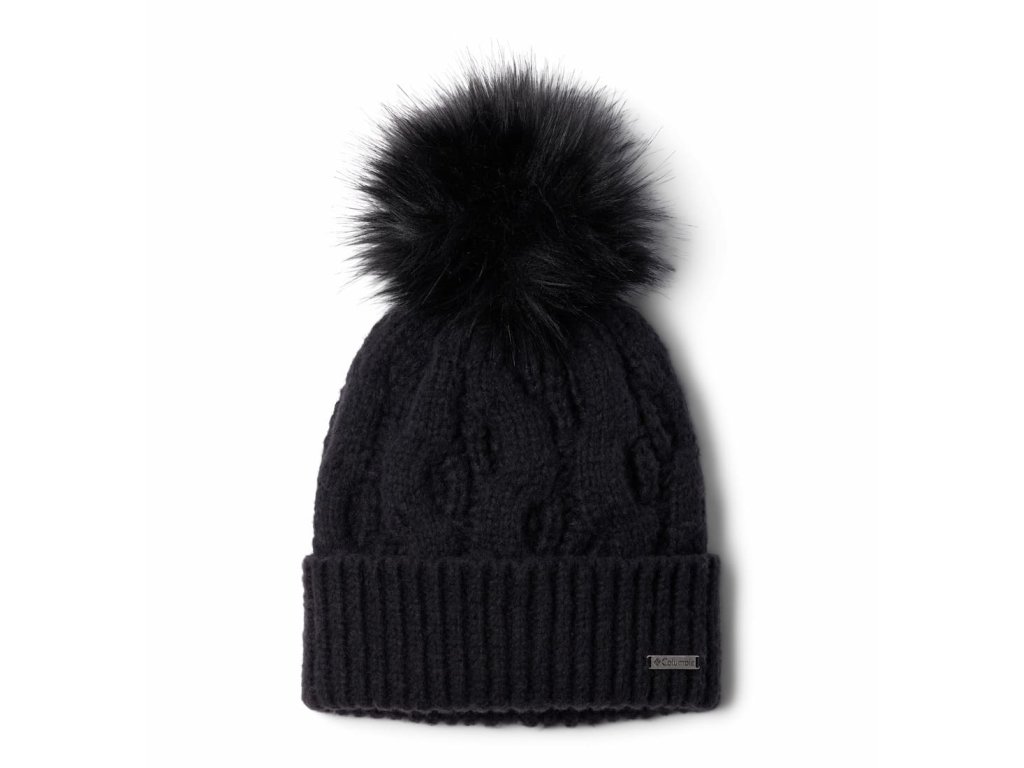 Boundless Days™ Cable Knit Pom Beanie Dámska Čiapka (Color Everblue, Čiapky rukavice UNI)