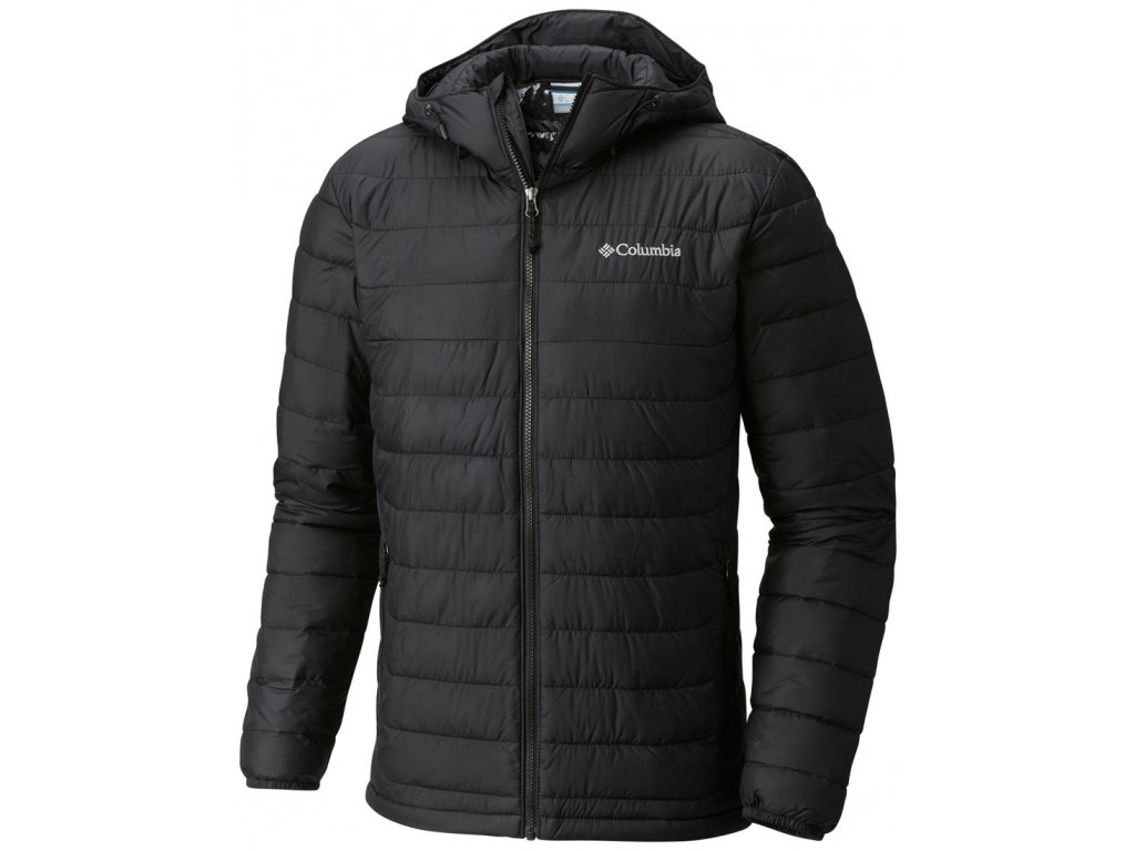 Columbia Powder Lite™ Hooded Jacket 169393 Pánska Bunda S Kapucňou (Color Harvester, Shark, INT XXL)