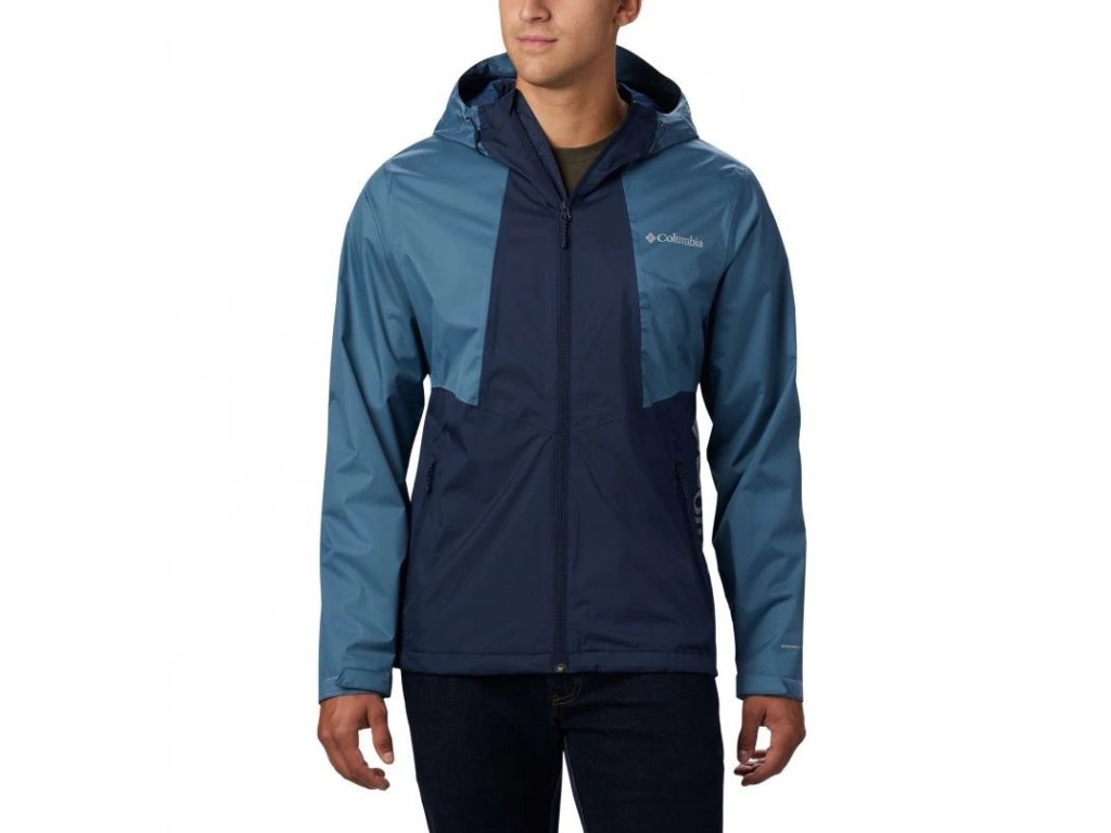 Columbia Inner Limits™ II Jacket Pánska Bunda s membránou (Color Red Quartz, Shark, INT XXL)