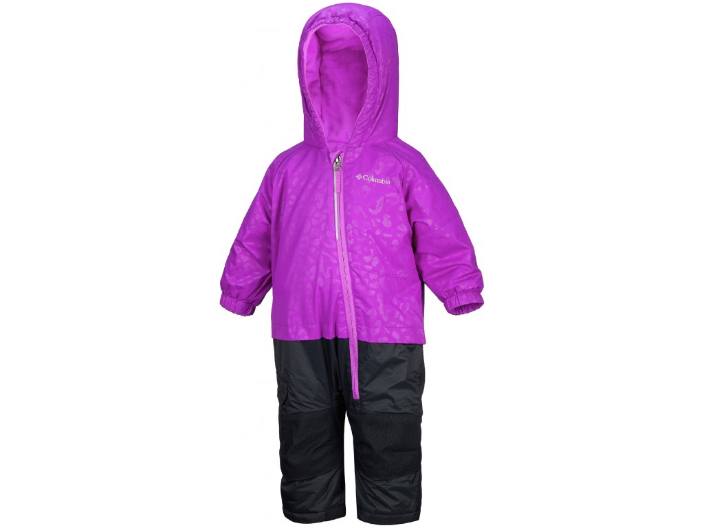 Columbia Little Dude™ Suit - Detský Komplet SN1090 (Color Bright Plum Cheetah, Foxglove, EU Detské oblečenie 80 EU)