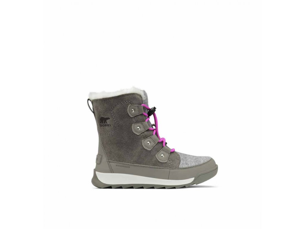 CHILDRENS WHITNEY™ II JOAN LACE WP 197917 Detská Zimná Obuv (Color Quarry  Bright Lavender, Veľkosť obuvi (EU Deti) 31)