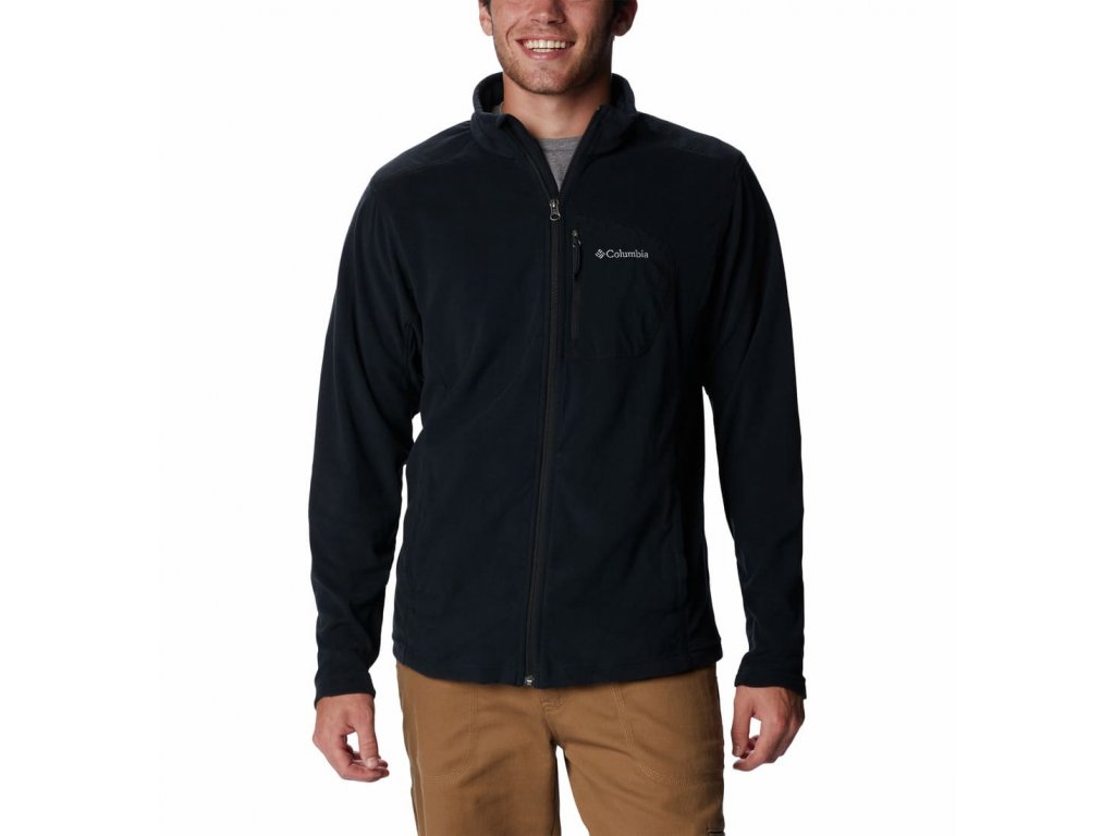 Columbia Klamath Range™ Full Zip Pánska Flisová Bunda (Color Mountain Red, Collegiate Navy, INT XXL)