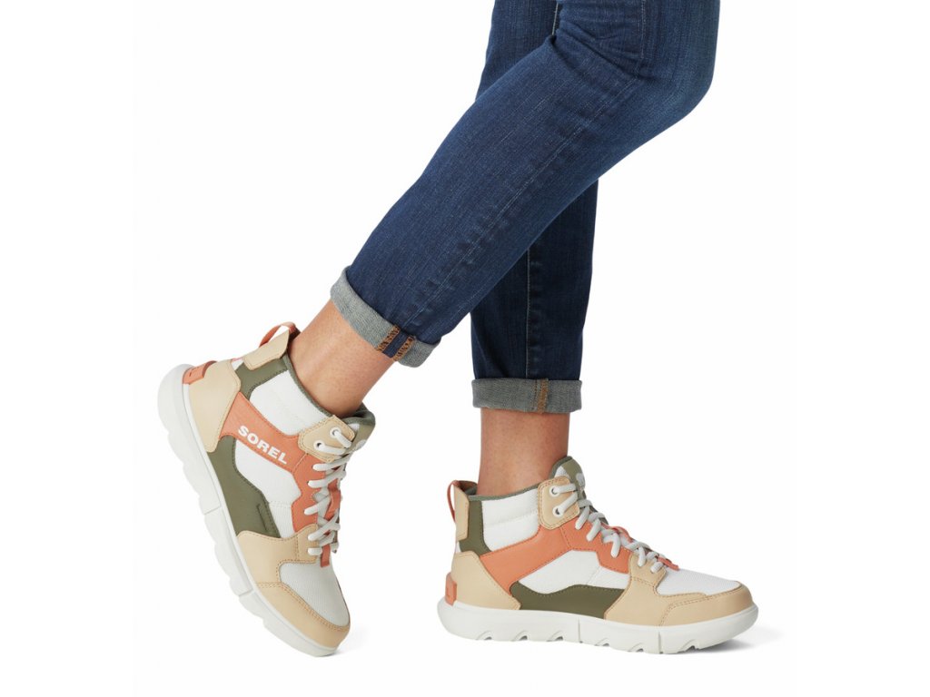 Sorel EXPLORER™ II SNEAKER MID WP Dámska Obuv (Color Sea Salt, Nova Sand, EU OBUV Dámy 43 EU)