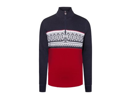 Moritz Masc Basic Sweater Pánsky Sveter Základná Vrstva Pol Zips
