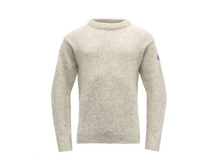 devold nansen wool sweater grey melange TC386552S770A