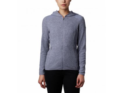 Columbia COGGIN PEAK ™ FULL ZIP HOODED FLEECE NEW MOON 1840441556 DÁMSKA FLISOVÁ MIKINA SO ZIPSOM NOVÝ MESIAC (Odev Women sizing S / 4 - 6)