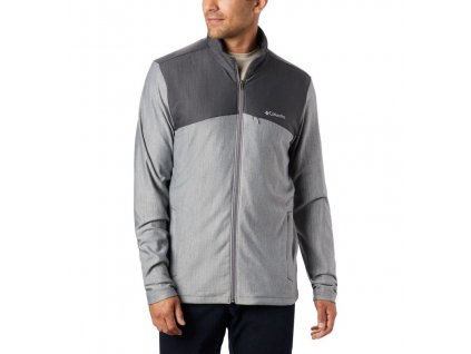 Columbia MAXTrail ™ MIDLAYER FLEECE CITY GREY, SHARK 1884533023 PÁNSKA FLISOVÁ BUNDA MESTSKÁ SIVÁ, ŽRALOČIA (Veľkosť XXL/44)