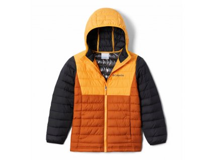 Columbia Powder Lite™ Boys Hooded Jacket 180290 Chlapčenská bunda (Color Super Blue, Veľkosť junior XL)