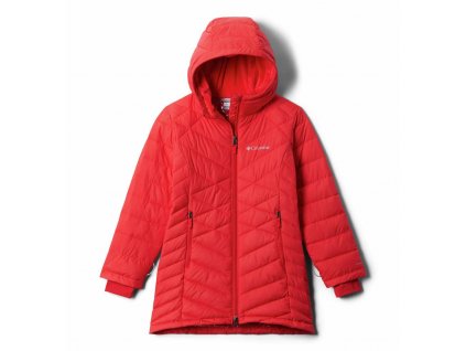 Columbia Heavenly™ Long Jacket 190836 Dievčenská Bunda (Color Red Lily, EU Detské oblečenie 164 EU)