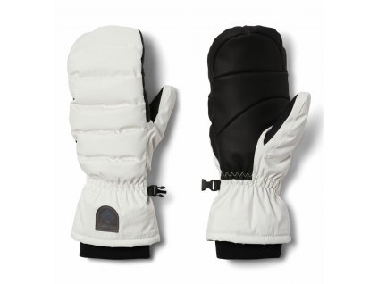 Columbia Women's Snow Diva™ Insulated Mitten Dámske Rukavice (Color White Sheen, Čiapky rukavice XS)