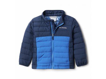 Columbia Powder Lite™ Boys Jacket Chlapčenská Bunda (Color Collegiate Navy, Bright Indigo, Veľkosť XXS)