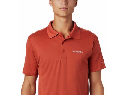 Columbia Zero Rules™ 1533303 Pánske Polo Tričko (Color Carnelian Red, INT XXL)