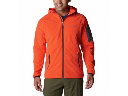 Columbia Tall Heights™ Hooded Softshell 197559 Pánska Bunda (Color Red Quartz, INT XXL)