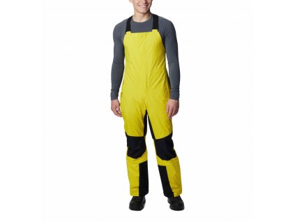 Columbia Iceventure™ Bib Pánske Nohavice s Trakmi (Color Laser Lemon, Black, Dĺžka Regular, INT XXL)