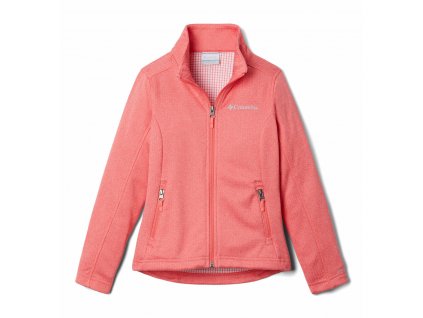 Columbia Park View™ Fleece Full Zip Dievčenská Flisová Bunda (Color Blush Pink Heather, INT XL)