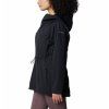 Flora Park™ II Softshell Jacket Dámska Bunda s Kapucňou - Čierna