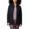 Flora Park™ II Softshell Jacket Dámska Bunda s Kapucňou - Čierna