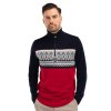 Moritz Masc Basic Sweater Pánsky Sveter Základná Vrstva Pol Zips