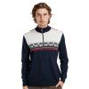 Liberg Men's Sweater Pánsky Sveter - Navy Offwhite Raspberry Liberg