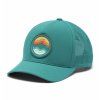 Mountaincap™ 3D Stretch Snap Back Unisex Šiltovka - River Blue Circular Linescape