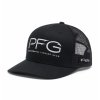 PFG Mesh Snap Back™ Hooks Ball Cap Šiltovka - Čierna
