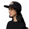 Packsaddle™ Corduroy Snap Back Šiltovka - Black, Chenille Patch