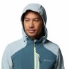 Columbia Tech™ Softshell Hoodie Pánska Bunda - Everblue, Crushed Blue