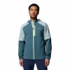 Columbia Tech™ Softshell Hoodie Pánska Bunda - Everblue, Crushed Blue