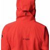 Saudan Pro™ 3L Shell Dámska Hardshell Bunda - Poppy Red