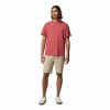 CSC™ Basic Tee Pánske Voľnočasové Tričko Krátky Rukáv - Washed Red