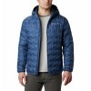 Columbia Delta Ridge Down Hooded Jacket 187589 Pánska Páperová Bunda (Color Night Tide, INT XXL)