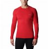 Columbia Midweight Stretch Long Sleeve Top 163859 Pánske Termo Tričko (Color Mountain Red, INT XXL)