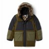 Columbia Marquam Peak Fusion™ Parka Chlapčenská Bunda (Color New Olive, Shark, Stone Green, INT XXS)