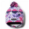 Columbia Youth Frosty Trail™ II Earflap Beanie Junior Čiapka (CWhite Checkpoint Print