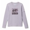 Hazeldel Hill™ LS Tee Dievčenské Tričko - Lavender Pearl, Barely Printed