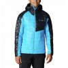 Columbia Platinum Peak™ Hooded Jacket Pánska Bunda (Color Compass Blue, Black, INT XXL)