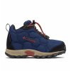 CHILDRENS FIRECAMP™ MID 2 WP Detská Trailová Vodeodolná Obuv - Blue Shadow, Rusty