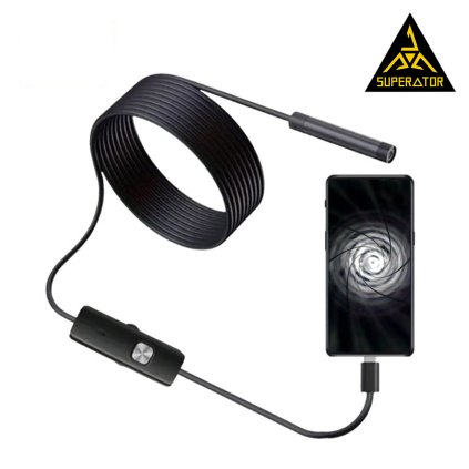 Endoskopická kamera 7 mm USB-C náhled