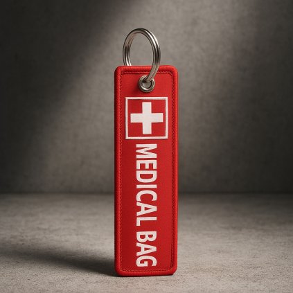 Klíčenka „MEDICAL BAG“ – označení zdravotnické brašny/IFAK